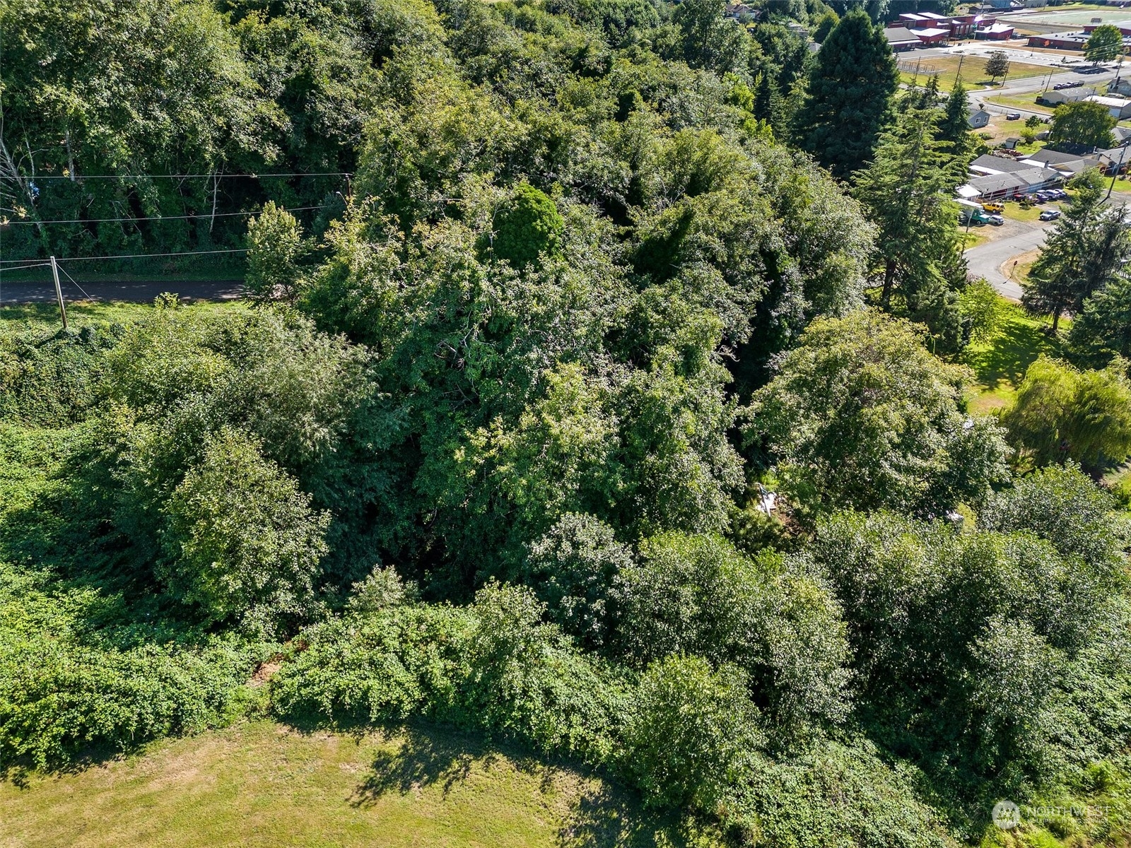 0 X Water Street South Bend, WA 98586 - Photo 9 of 12 an aerial view of a house with a yard