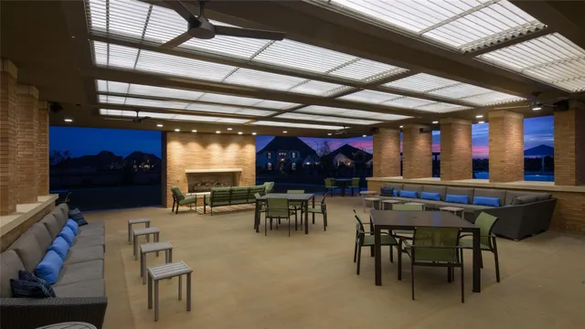 a view of street with an outdoor space