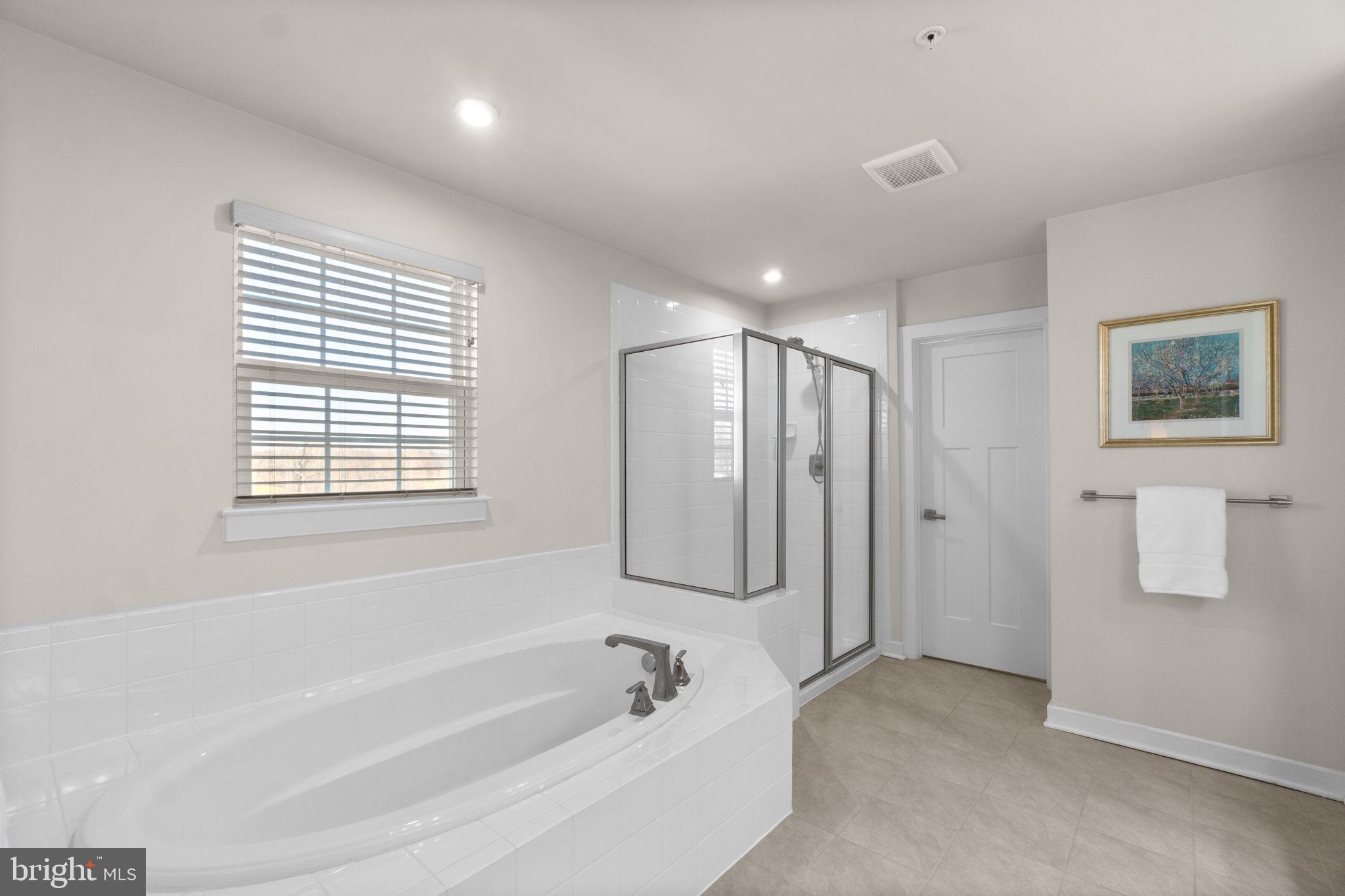 5245 Red Maple Drive Frederick, MD 21703 - Photo 21 of 49 a bathroom with a bathtub and a shower