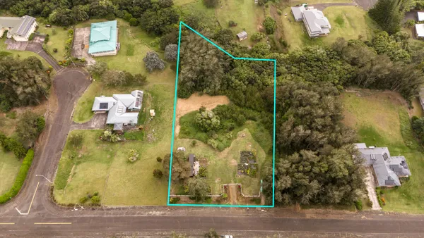 an aerial view of a residential houses