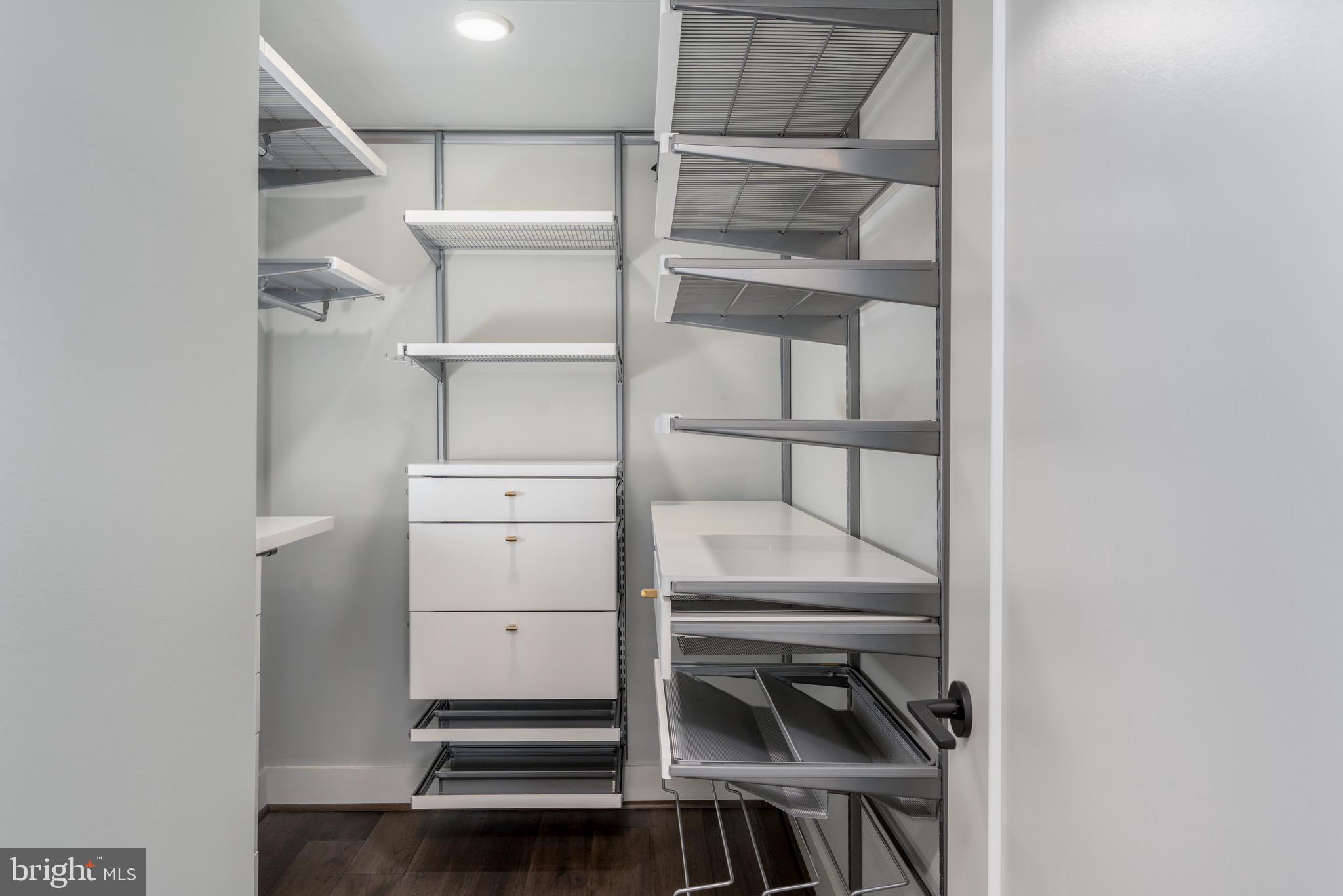 1300 4th Street Southeast, Unit 715 Washington, DC 20003 - Photo 18 of 47 a view of an empty walk in closet