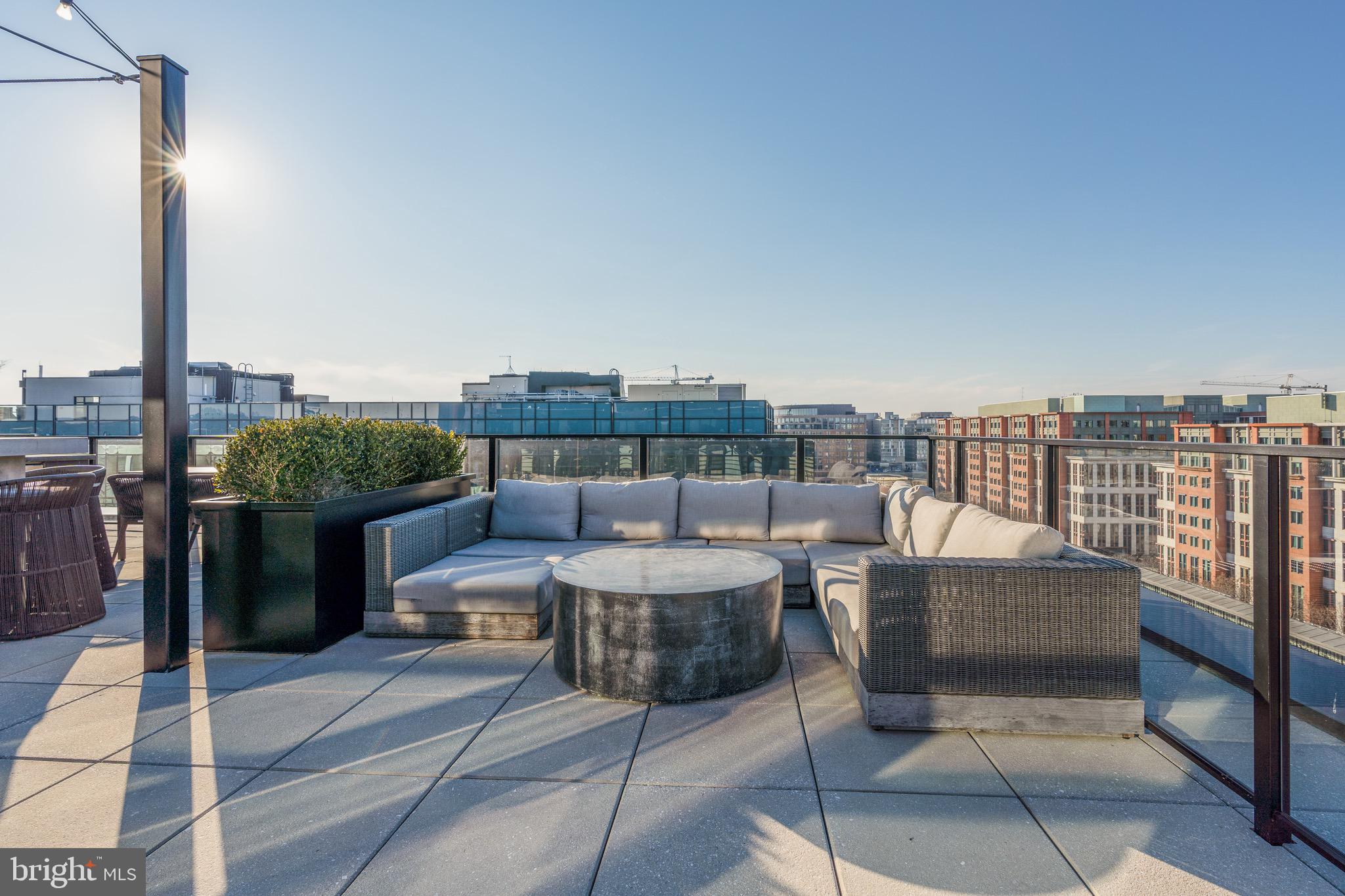 1300 4th Street Southeast, Unit 715 Washington, DC 20003 - Photo 28 of 47 a living room with furniture and a potted plant