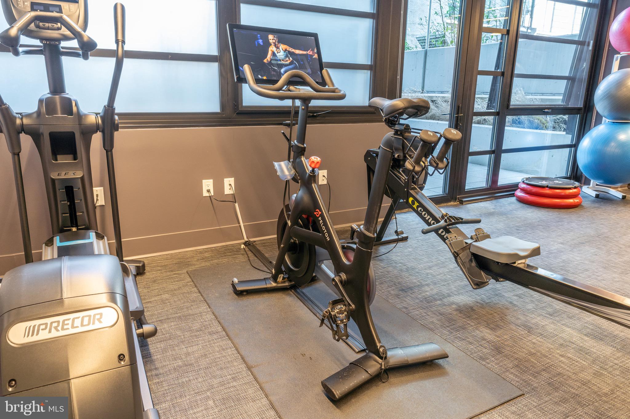 1300 4th Street Southeast, Unit 715 Washington, DC 20003 - Photo 36 of 47 a room with gym equipment
