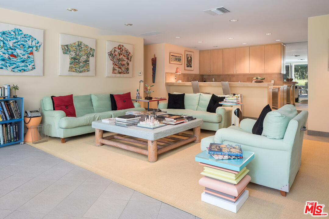 12309 Viewcrest Road Studio City, CA 91604 - Photo 27 of 52 a living room with furniture and a view of kitchen
