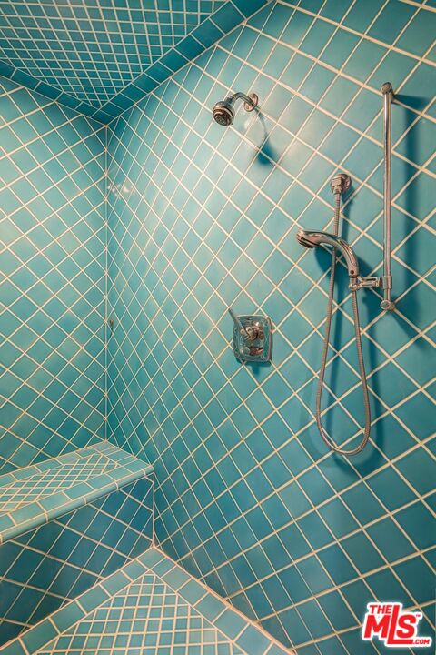 12309 Viewcrest Road Studio City, CA 91604 - Photo 36 of 52 a bathroom with a sink and a shower