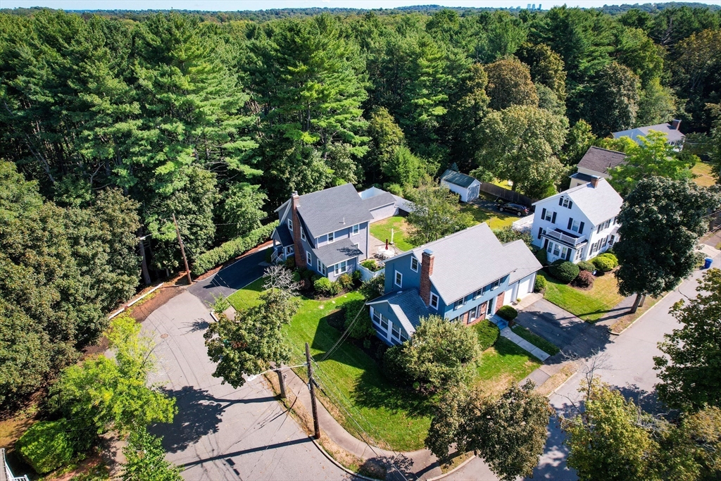 15 Selden Street Newton, MA 02468 - Photo 32 of 33 an aerial view of a house with a yard