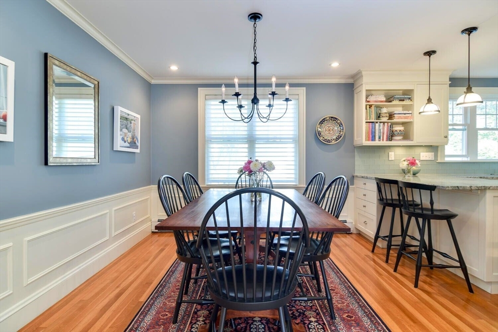 15 Selden Street Newton, MA 02468 - Photo 10 of 33 a view of a dining room with furniture window and outside view