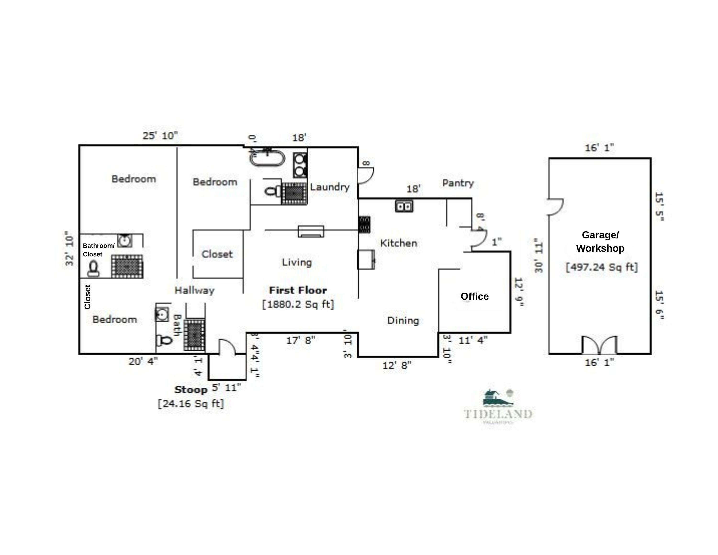 630 Parish Road Charleston, SC 29407 - Photo 51 of 51 630 Parish Floor Plan