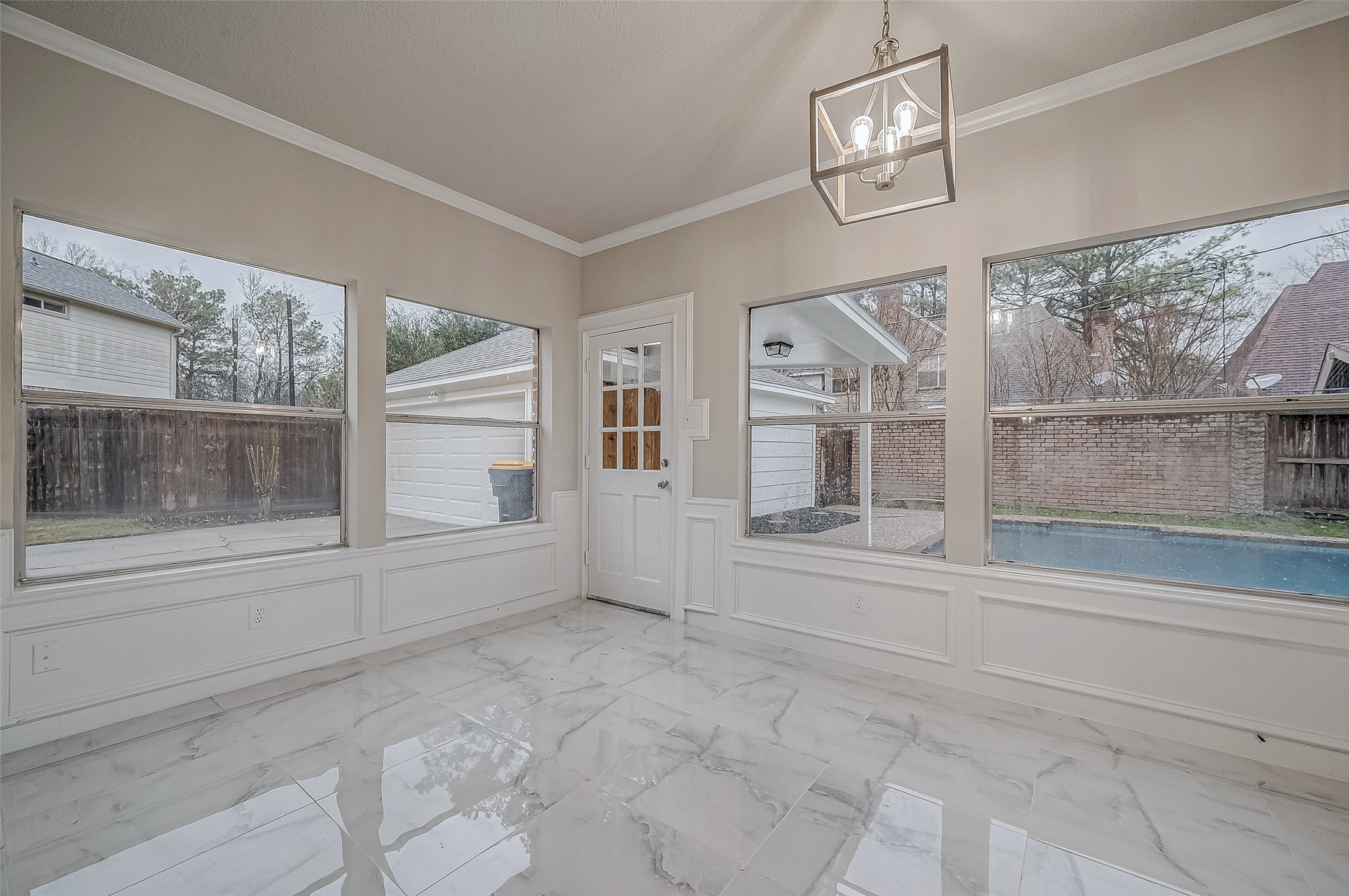 4218 Bayglen Court Houston, TX 77068 - Photo 14 of 42 a view of empty room with stairs and entrance