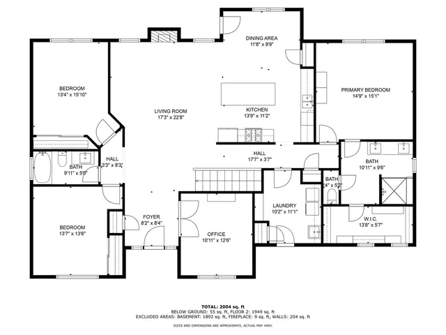 a picture of a floor plan