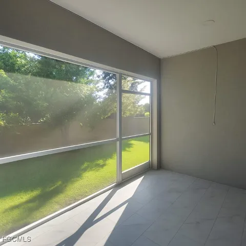 a view of a room with window