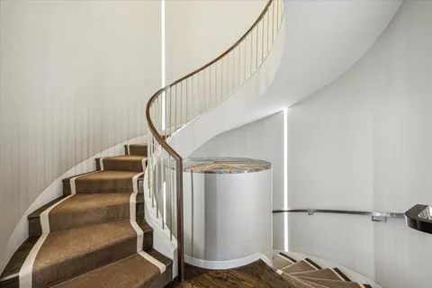 a view of entryway with stairs