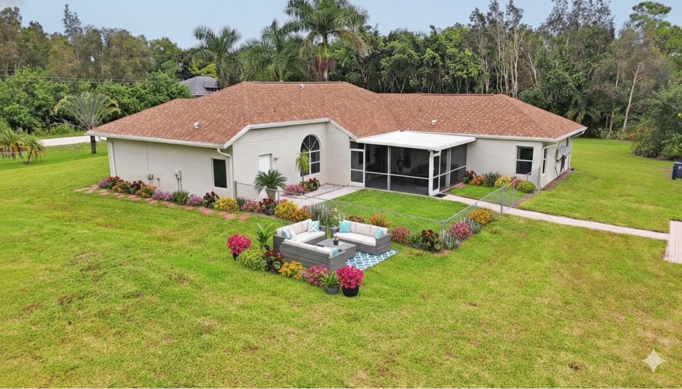 13218 86th Road North West Palm Beach, FL 33412 - Photo 60 of 69 A.I staged outdoor drone view