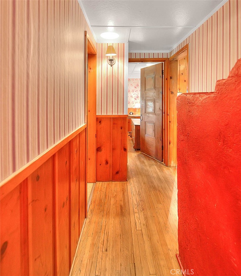 5926 Pine Street Wrightwood, CA 92397 - Photo 29 of 66 a view of entryway with wooden floor