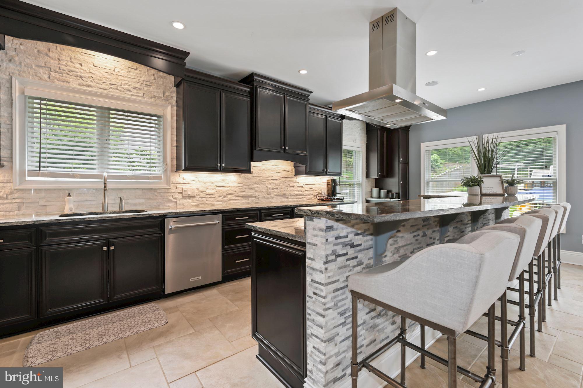6005 Selvyn Road Bethesda, MD 20817 - Photo 16 of 65 Kitchen w/ Large Central Island