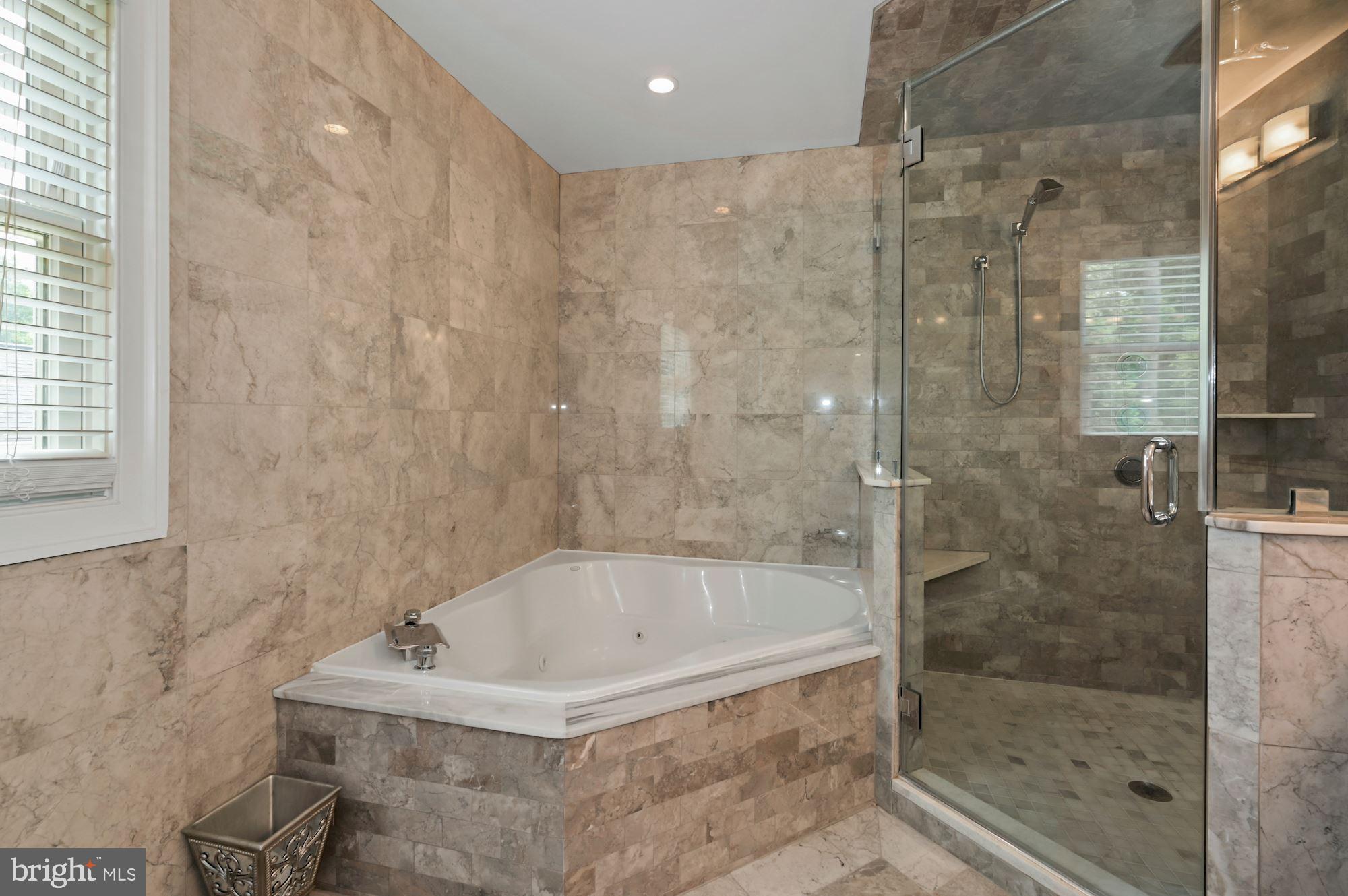 6005 Selvyn Road Bethesda, MD 20817 - Photo 36 of 65 Oversized Bathtub + Large Standing Shower