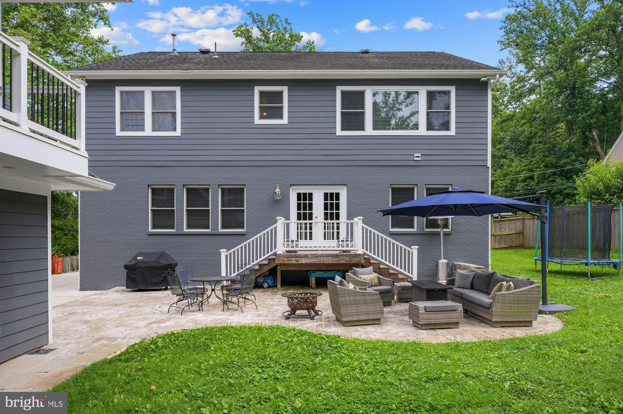 6005 Selvyn Road Bethesda, MD 20817 - Photo 63 of 65 Rear Fascia w/ Patio