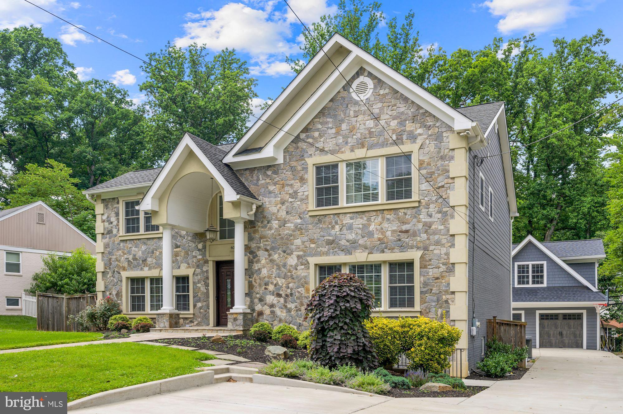 6005 Selvyn Road Bethesda, MD 20817 - Photo 8 of 65 Front Fascia w/ Large Driveway + Detached Garage