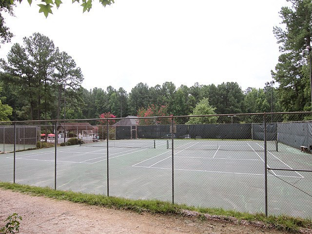 10608 Chinkapin Place Raleigh, NC 27613 - Photo 19 of 20 Wood Valley Swim and Racquet Cub tennis courts