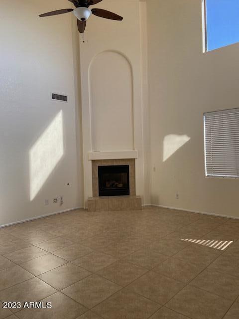 21801 Backus Drive Maricopa, AZ 85138 - Photo 11 of 22 a view of empty room with a fireplace