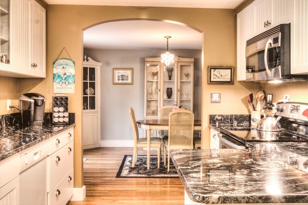 24 Hall Road Chelmsford, MA 01824 - Photo 22 of 30 a view of a kitchen with granite countertop a counter space and cabinets