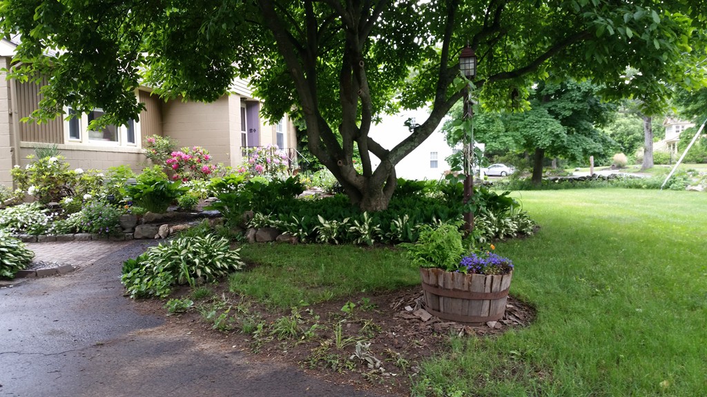 24 Hall Road Chelmsford, MA 01824 - Photo 30 of 30 a view of a chair and table in the garden