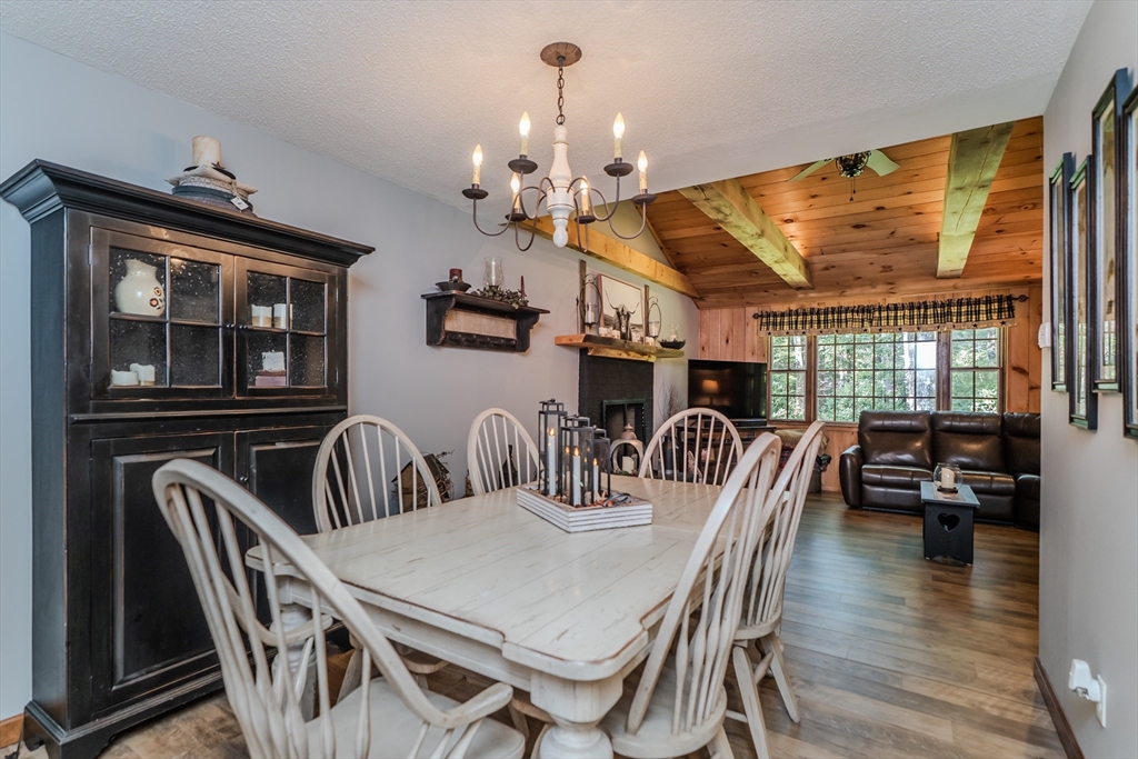 2 Gulf Road Pelham, MA 01002 - Photo 21 of 38 a view of a dining room with furniture window and wooden floor