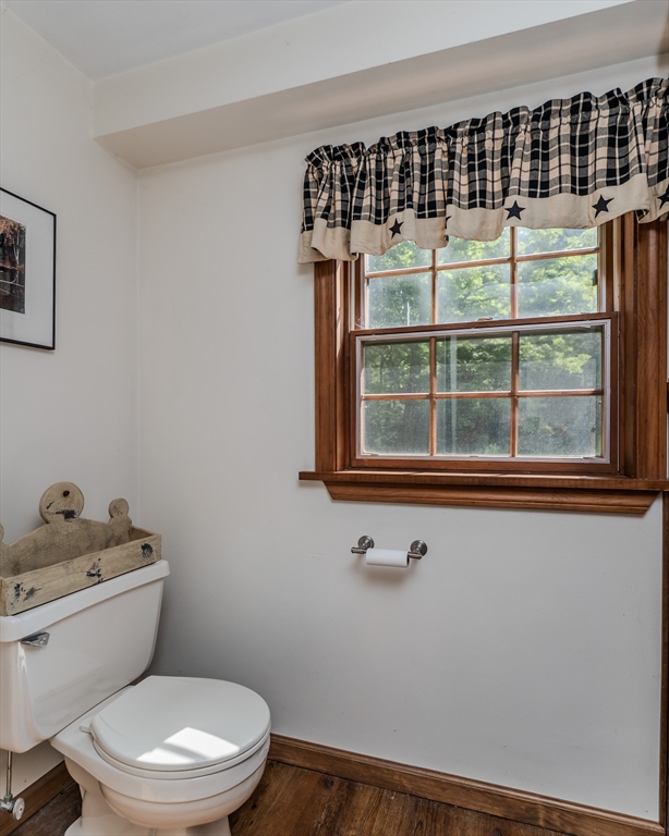 2 Gulf Road Pelham, MA 01002 - Photo 38 of 38 a bathroom with a toilet a sink and a window