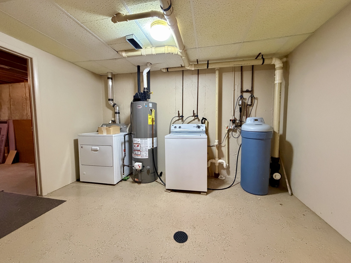 1211 Monroe Street Pecatonica, IL 61063 - Photo 15 of 19 a view of a storage & utility room with two washing machine