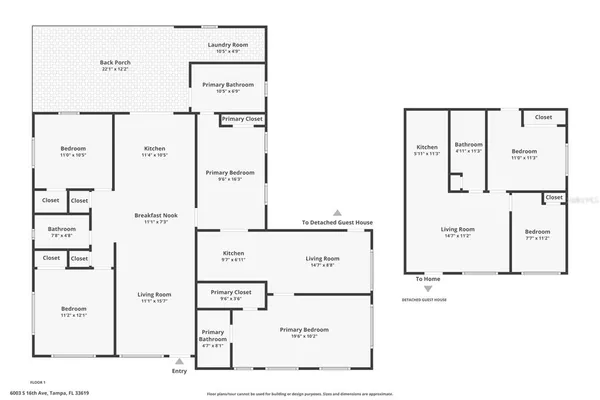 a view of a house with yard and sitting area