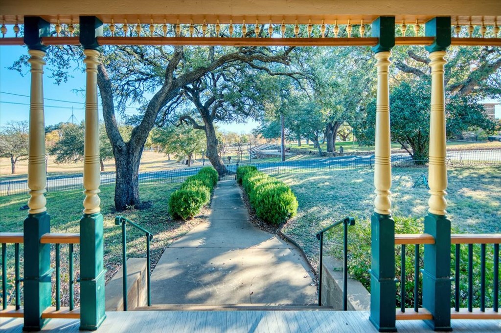 424 Moody Street Mason, TX 76856 - Photo 2 of 49 a view of a backyard with garden