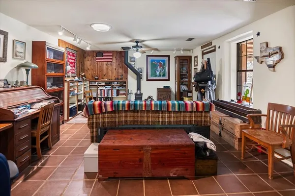a room with storage and utility