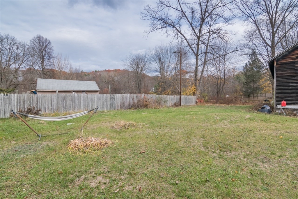 110 Old Amherst Road Sunderland, MA 01375 - Photo 39 of 41 a view of a backyard with a garden and entertaining space