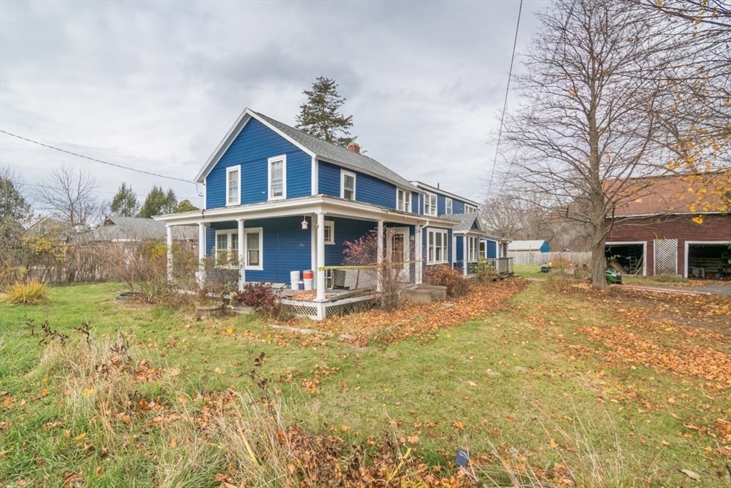 110 Old Amherst Road Sunderland, MA 01375 - Photo 4 of 41 a view of a yard in front of a house