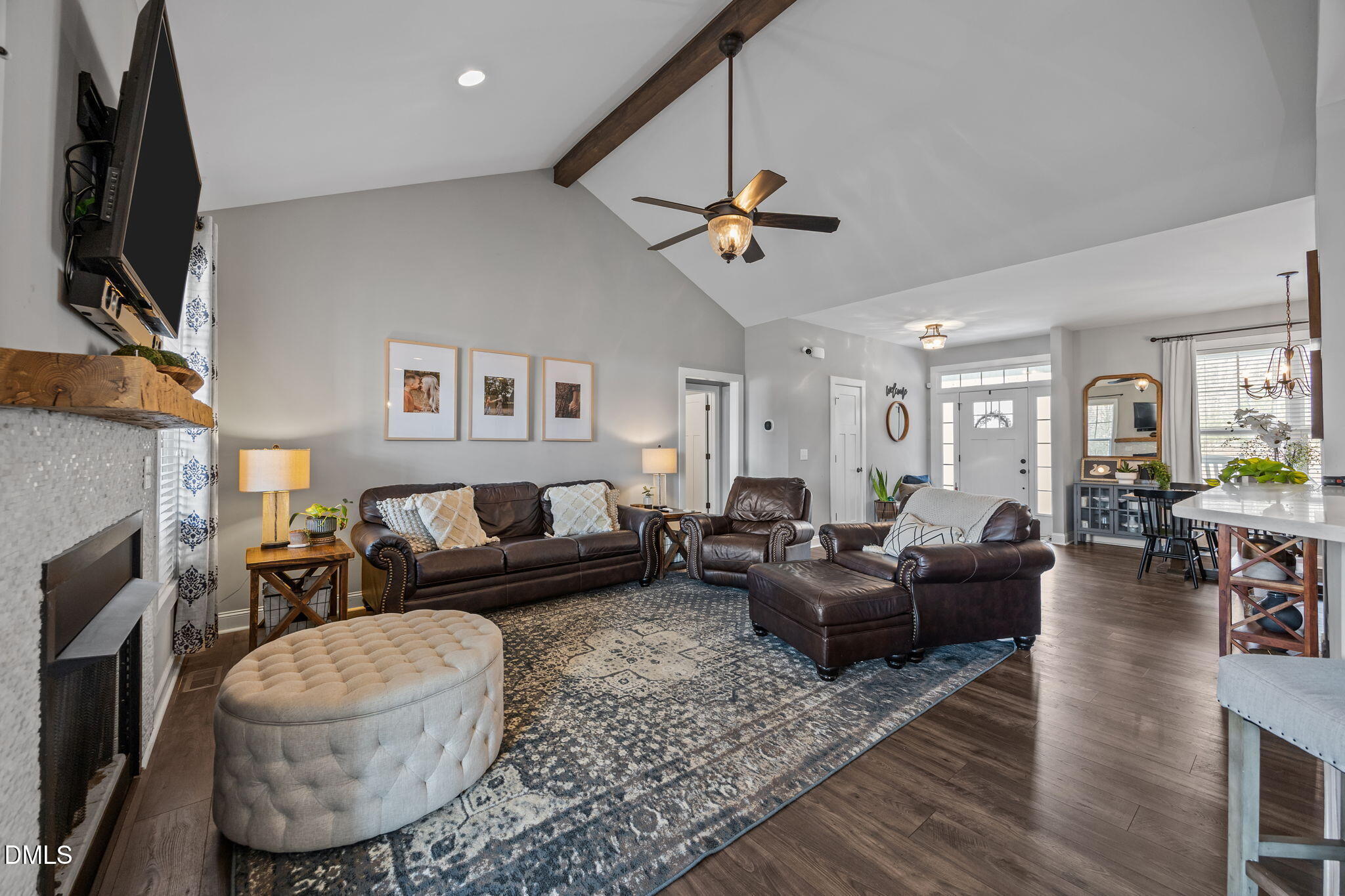 2265 Lacy Holt Road Graham, NC 27253 - Photo 14 of 43 a living room with furniture and a flat screen tv