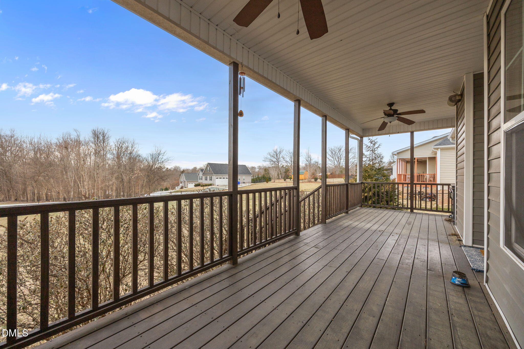 2265 Lacy Holt Road Graham, NC 27253 - Photo 37 of 43 a view of a balcony with wooden floor