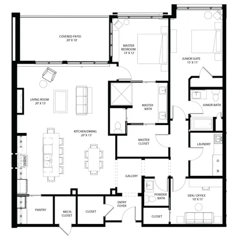 $960,000 | 1 Hill Farm Court, Unit 107, North Oaks, MN 55127