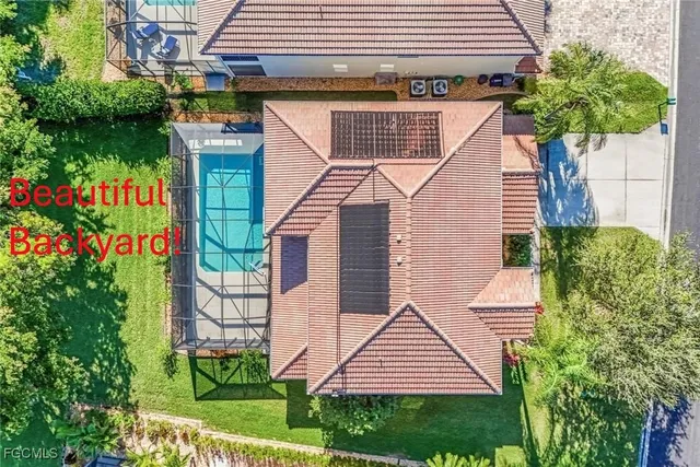 front view of a house with a garden