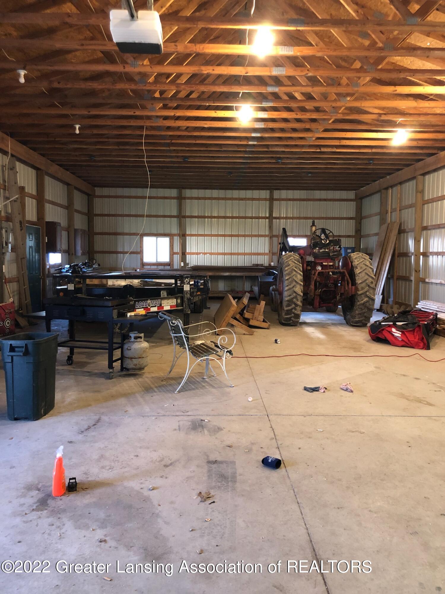 9690 Beardslee Road Perry, MI 48872 - Photo 24 of 31 Pole Barn interior