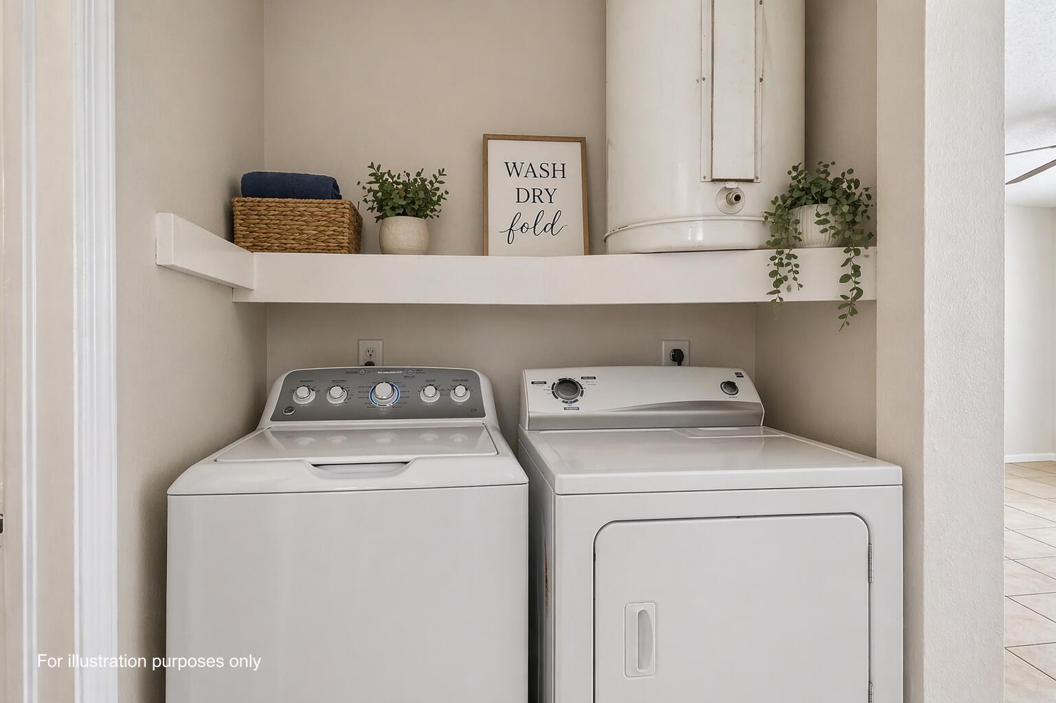 1618 West 26th Court, Unit D Riviera Beach, FL 33404 - Photo 19 of 23 Clean and tidy laundry nook