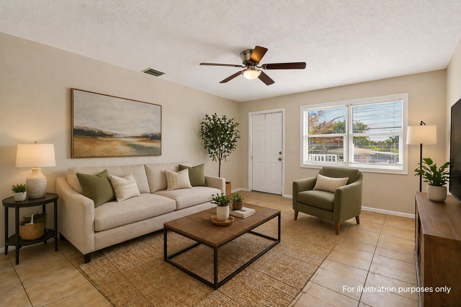 1618 West 26th Court, Unit D Riviera Beach, FL 33404 - Photo 5 of 23 Cozy modern living room interior