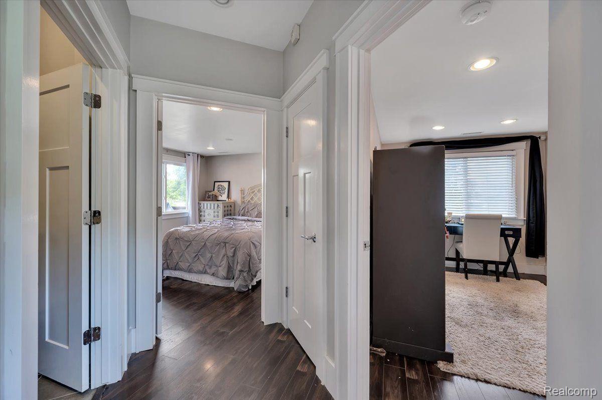 5393 Davison Road Lapeer, MI 48446 - Photo 22 of 22 Hallway looking into bedrooms and bathroom to left
