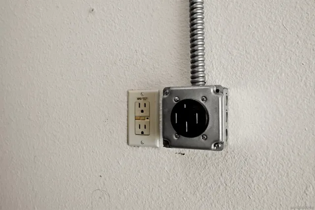 a car parked in front of a building