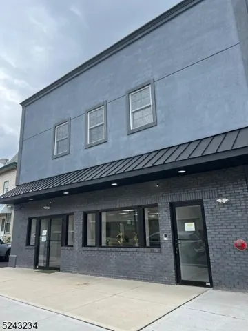 a front view of a building