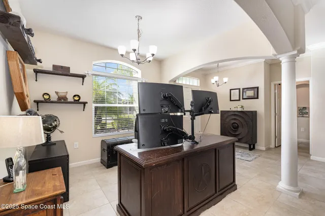 a view of a living room