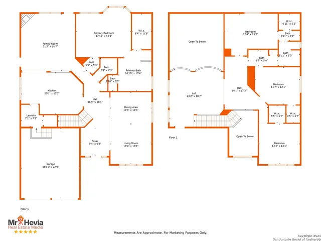 an aerial view of a house with outdoor space