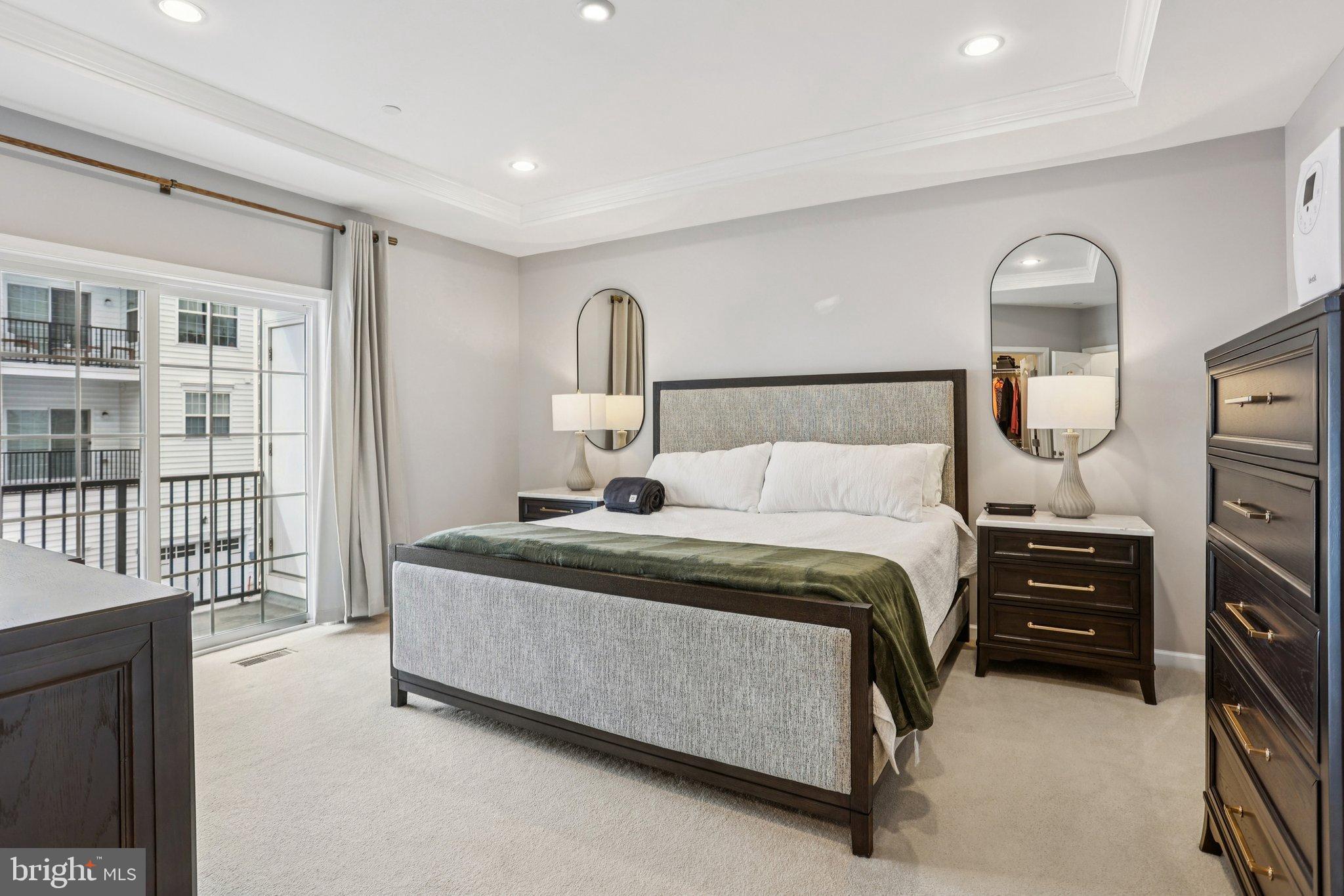 106 A Jay Alley Springfield, PA 19064 - Photo 15 of 44 Elegant bedroom with natural light.