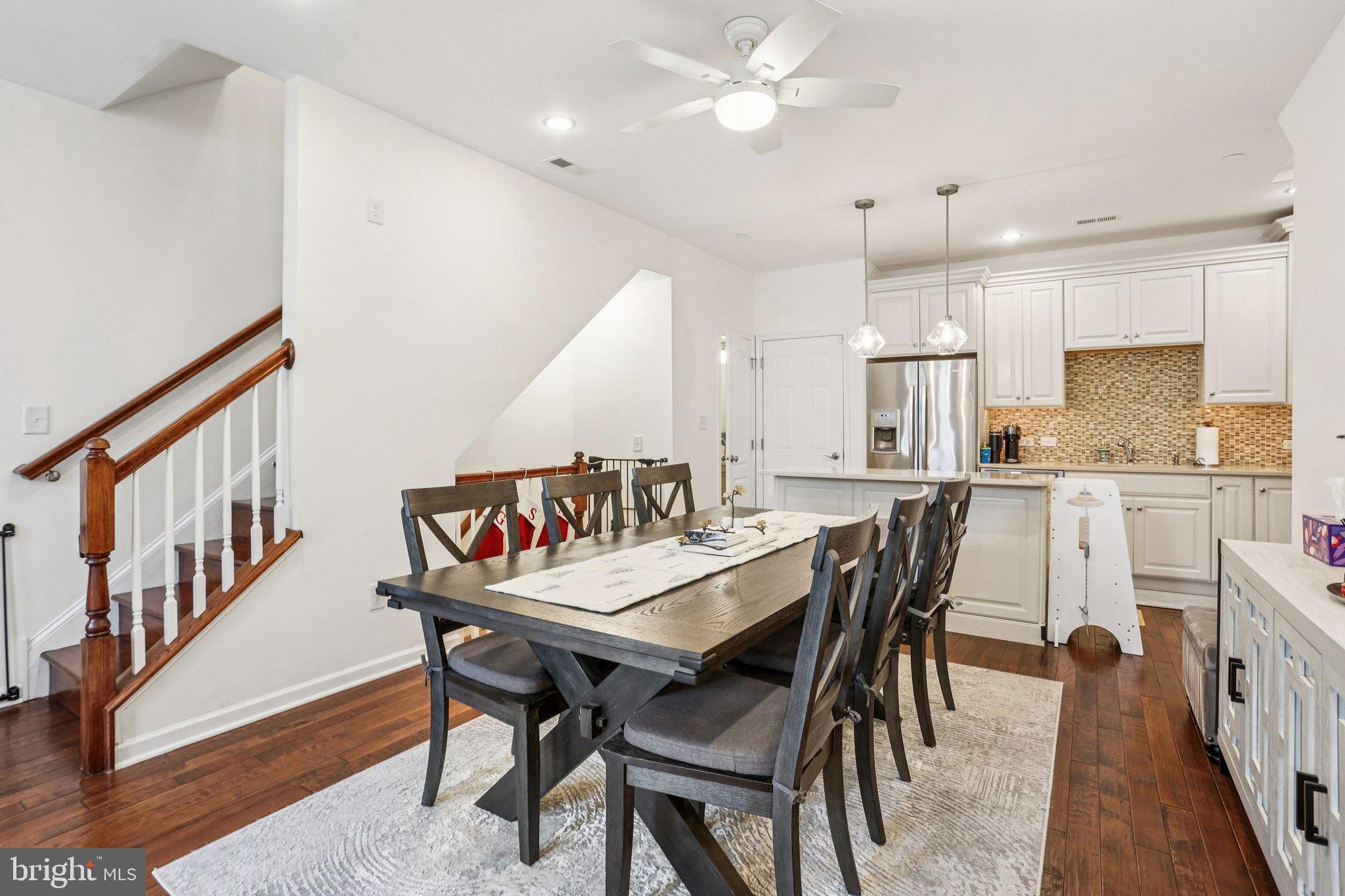 106 A Jay Alley Springfield, PA 19064 - Photo 2 of 44 a dining room with furniture and wooden floor