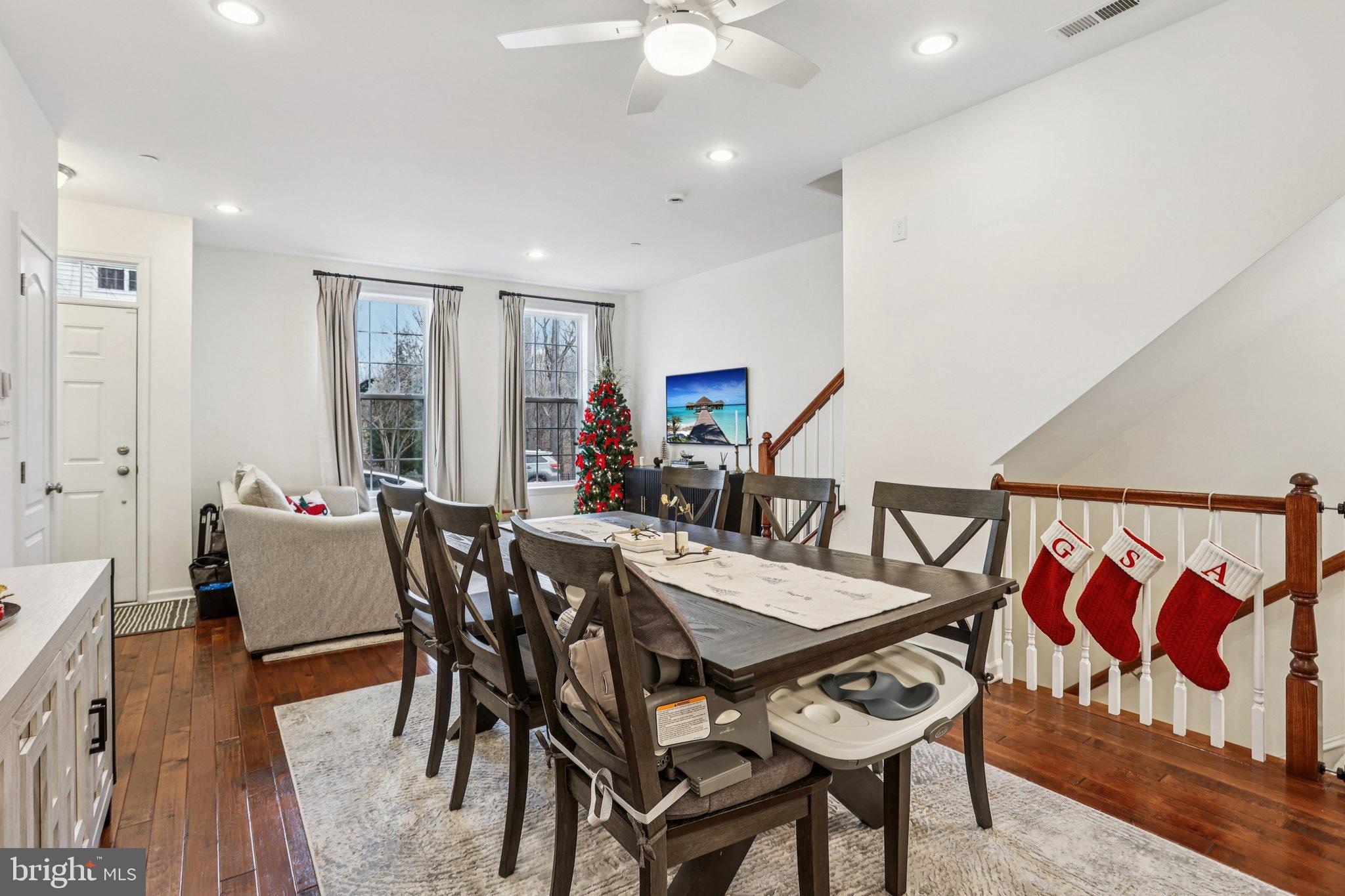 106 A Jay Alley Springfield, PA 19064 - Photo 6 of 44 a view of a dining room with furniture and wooden floor