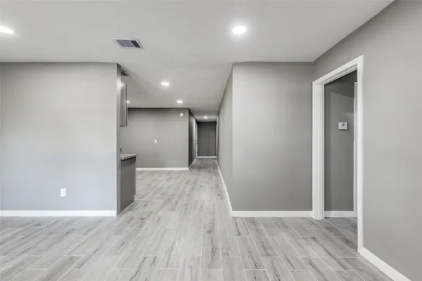 wooden floor in an empty room with wooden floor